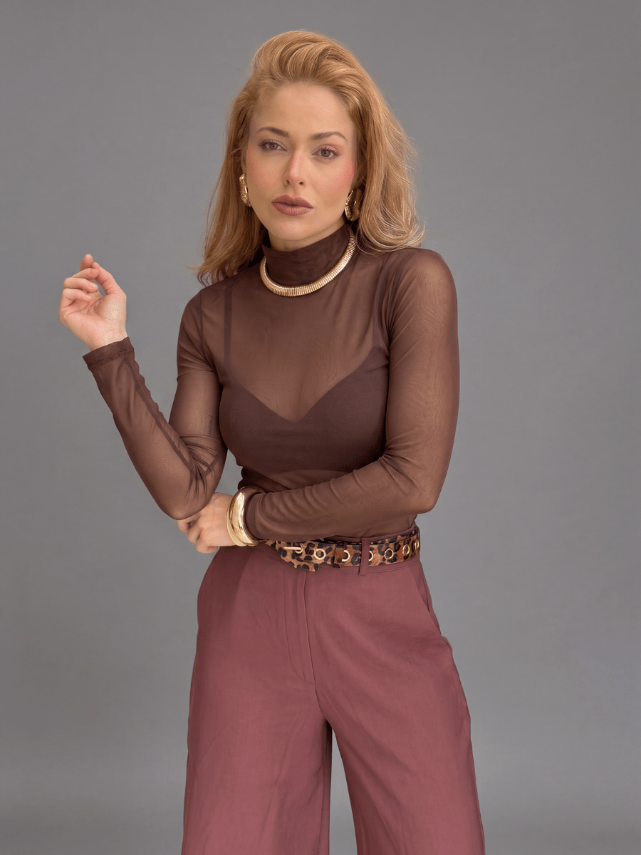 Blusa de Tule Liso - Use By Me