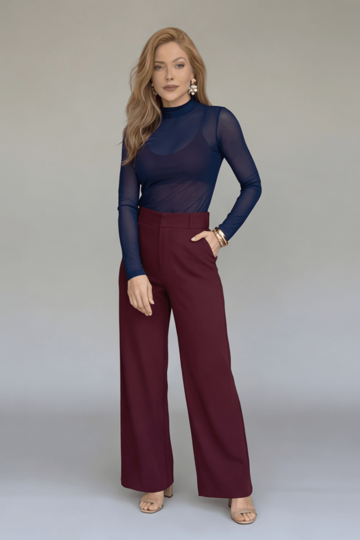 Blusa de Tule Liso - Use By Me