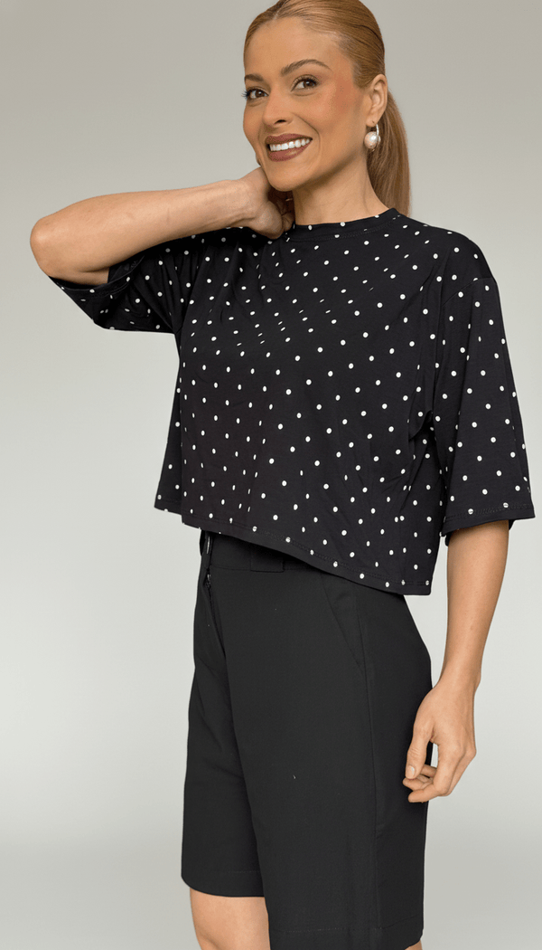 Blusa Semi-Cropped