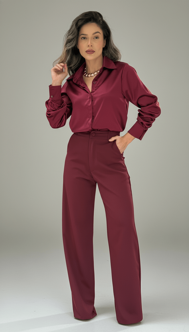 Camisa Acetinada - Use By Me