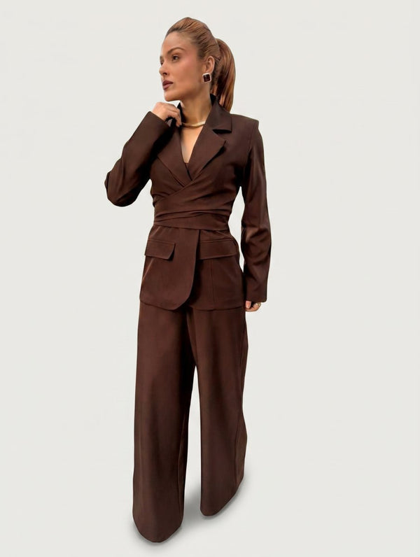 Conjunto de Alfaiataria Antônia Feminino Blazer 3 em 1