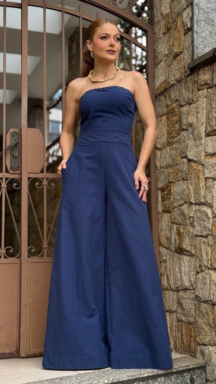 Macacão Feminino Pantalona Retrátil Vitória - Use By Me