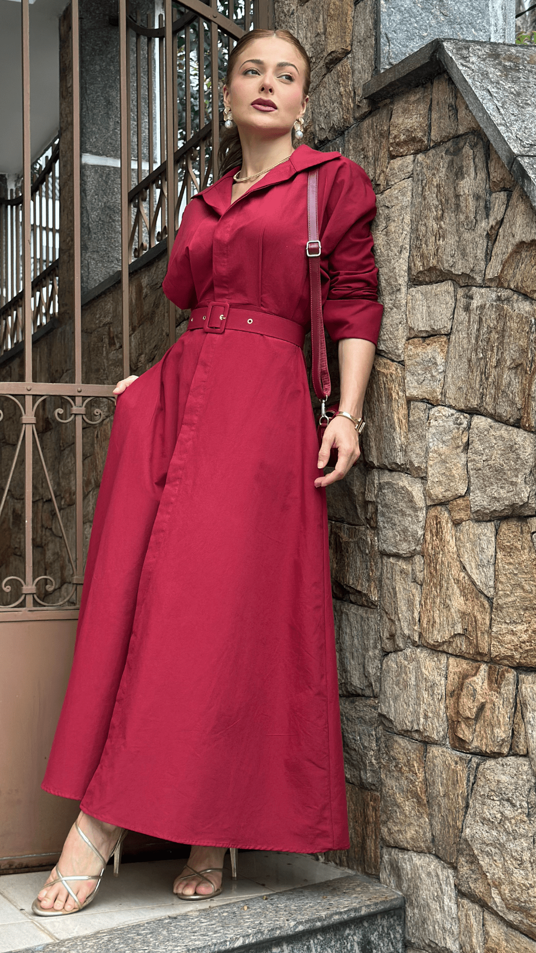 Vestido Ana Midi Feminino de Algodão - Use By Me
