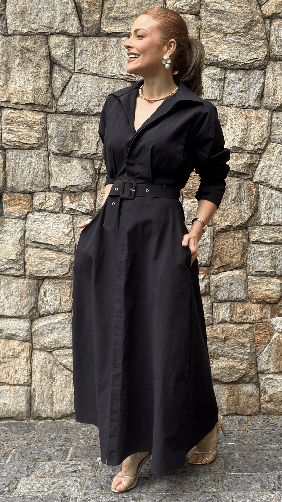 Vestido Ana Midi Feminino de Algodão - Use By Me