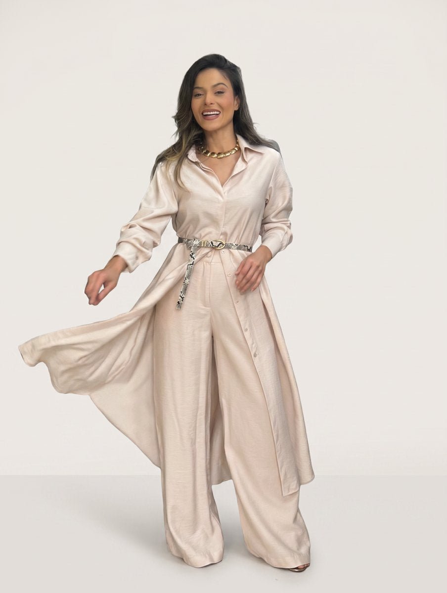 Vestido Chemise Longo Feminino - Use By Me
