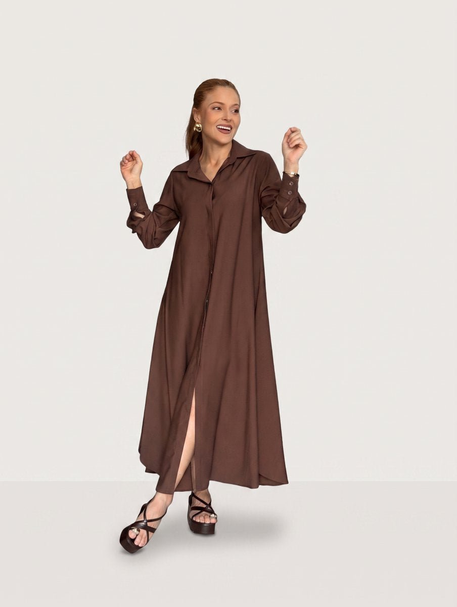 Vestido Chemise Longo Feminino - Use By Me