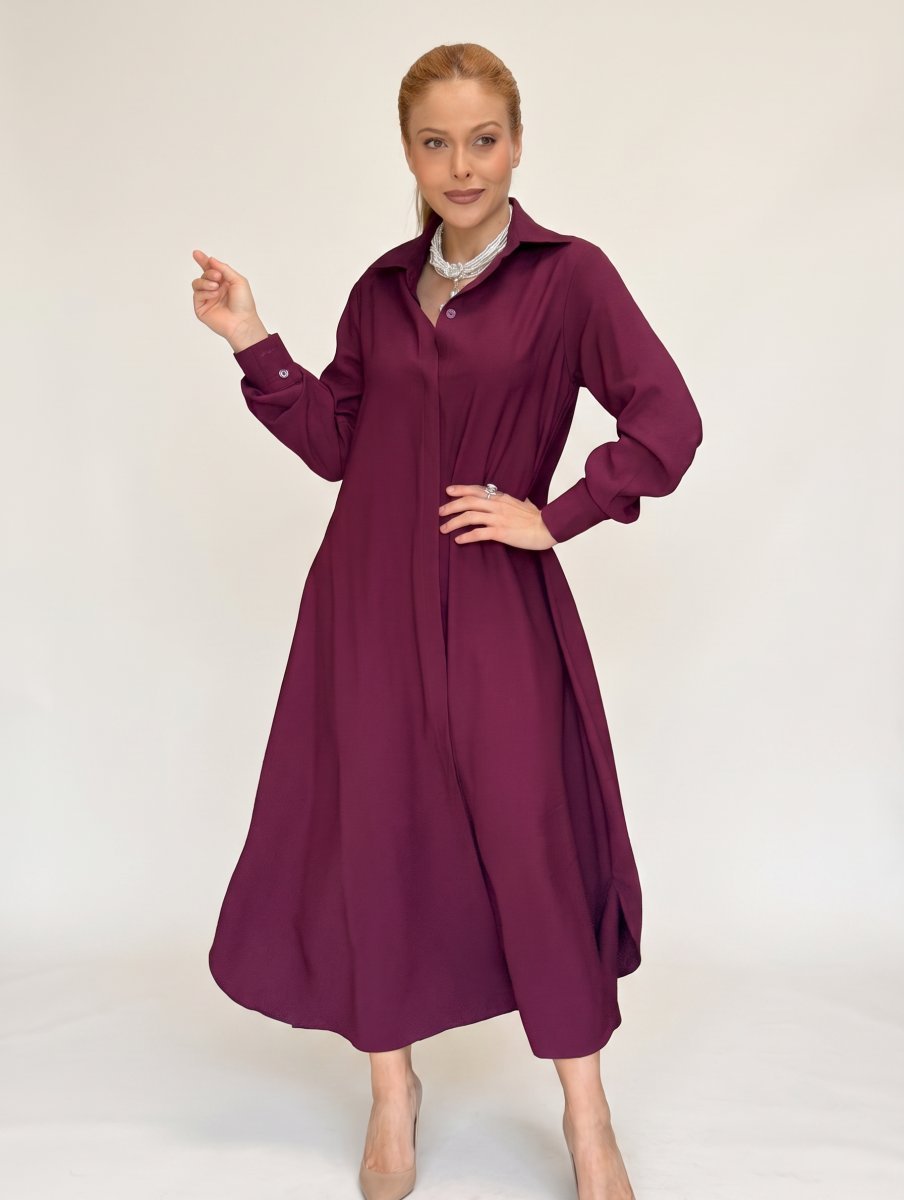 Vestido Chemise Longo Feminino - Use By Me