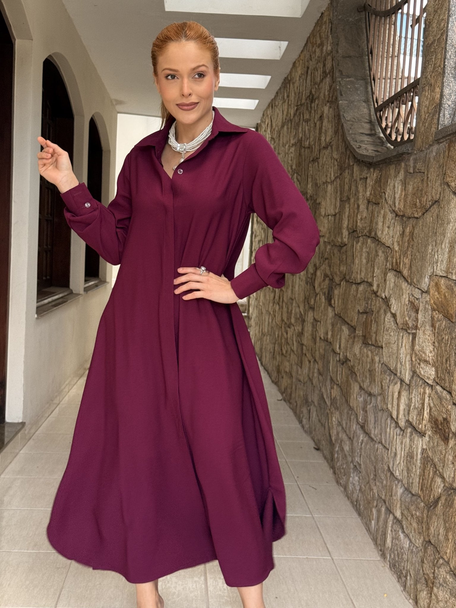 Vestido Chemise Longo Feminino - Use By Me