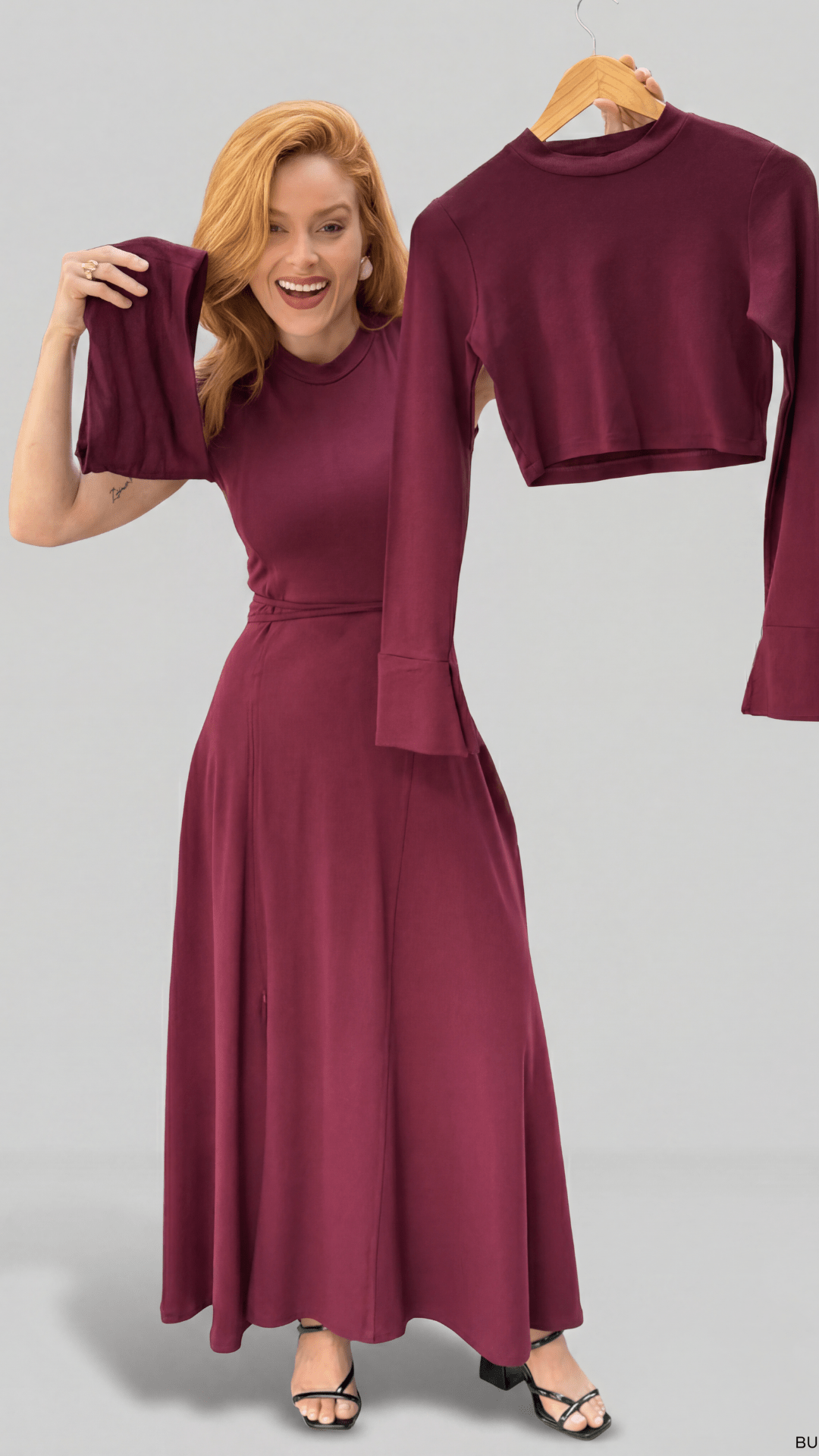 Vestido de Malha Feminino Semi Cropped 4 em 1 Estela - Use By Me